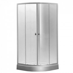 Душ кабина с овална форма без корито 90x90x195 8120ER от Lim (Китай)